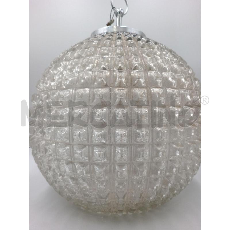 LAMPADARIO VETRO A SFERA | Mercatino dell'Usato Moncalieri bengasi 2