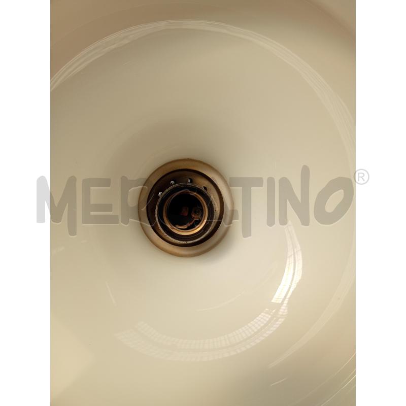 LAMPADARIO VETRO BIANCO 1 LUX CAMPANA  | Mercatino dell'Usato Moncalieri bengasi 3