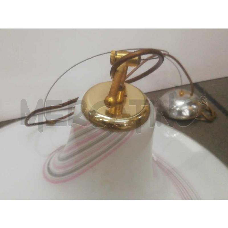 LAMPADARIO VETRO SOFFIATO CAMPANA | Mercatino dell'Usato Moncalieri bengasi 3