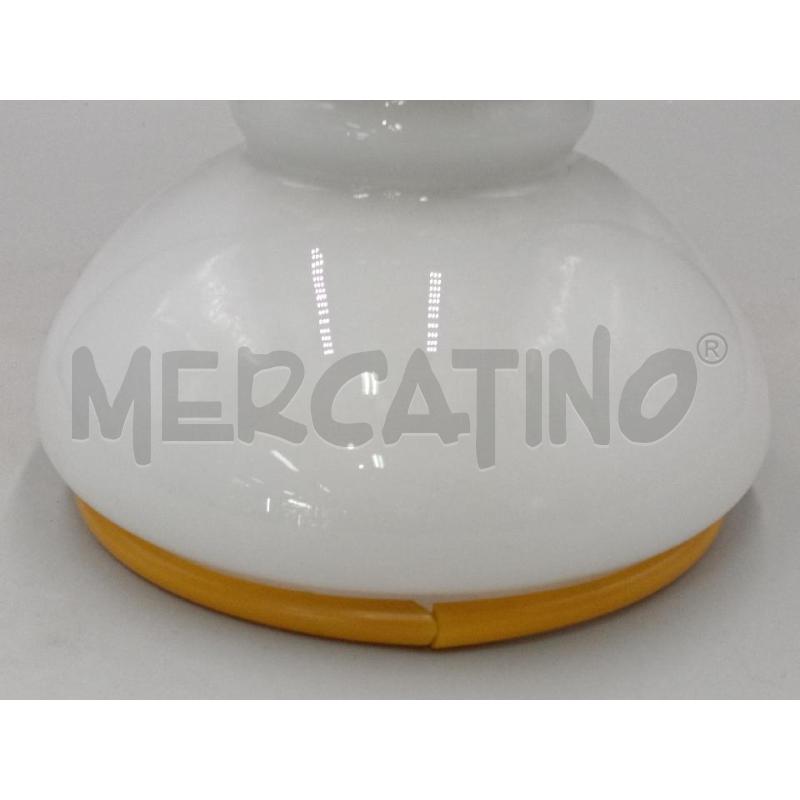 LAMPADARIO VINTAGE BOCCIA VETRO E BORDO GIALLO '70 | Mercatino dell'Usato Moncalieri bengasi 2