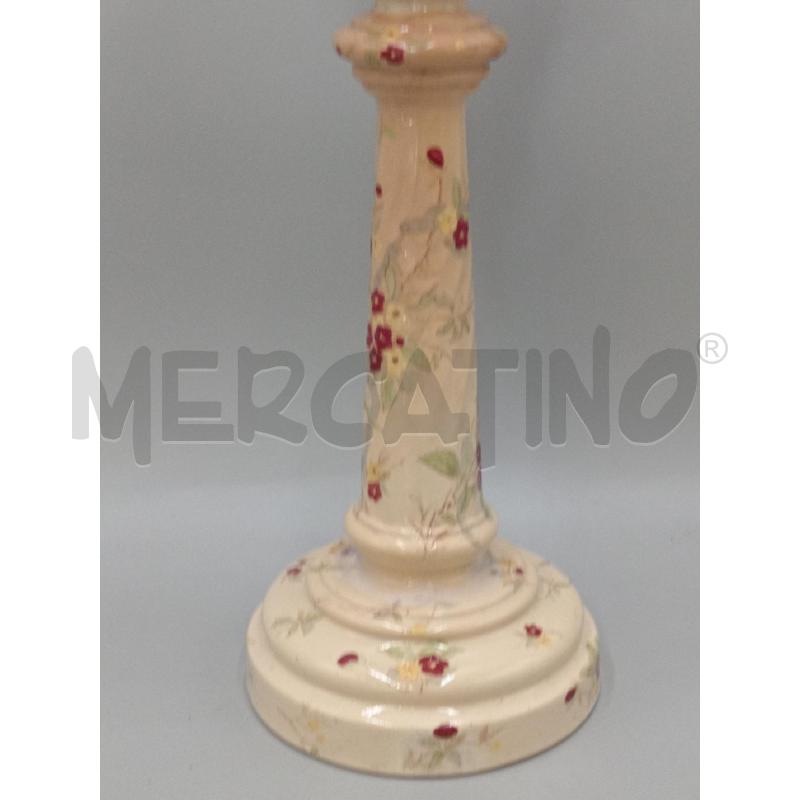 LAMPADA AD OLIO DECORO FIORE CON SBECCATURA | Mercatino dell'Usato Moncalieri bengasi 3
