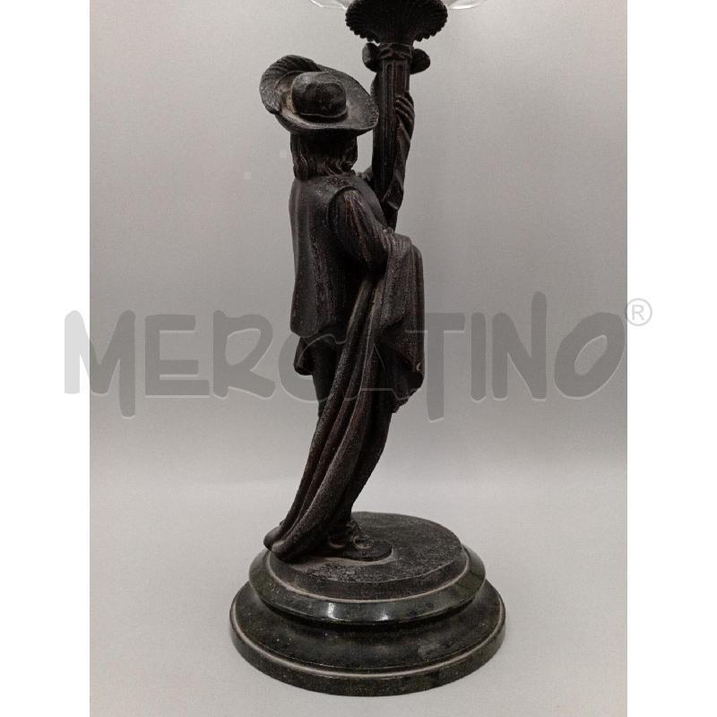 LAMPADA AD OLIO STATUA UOMO CON BAFFI | Mercatino dell'Usato Moncalieri bengasi 4