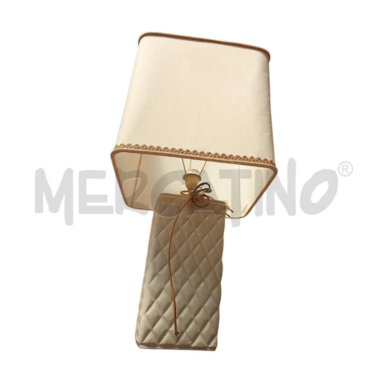 LAMPADA BASE CERAMICA BIANCA | Mercatino dell'Usato Moncalieri bengasi 2