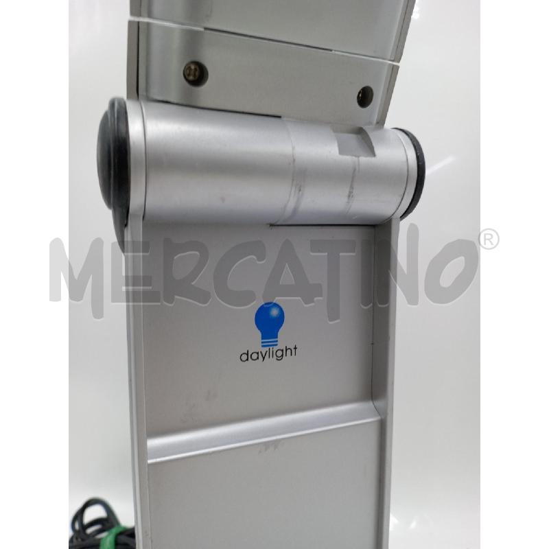 LAMPADA DA TAVOLO “TWIST” SILVER DAYLIGHT D33707 | Mercatino dell'Usato Moncalieri bengasi 3