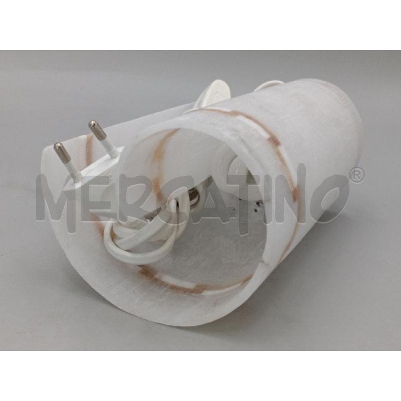 LAMPADA DA TAVOLO ALBASTRO BIANCO FORMA CURVA  | Mercatino dell'Usato Moncalieri bengasi 5