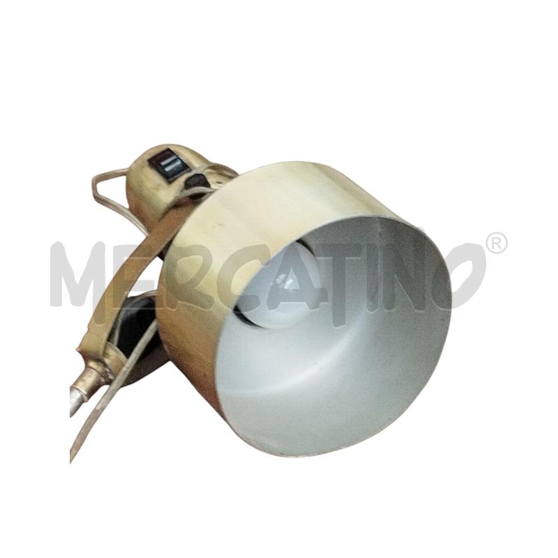LAMPADA DA TAVOLO C/BASE PINZA REGOLABILE STILE DESIGN | Mercatino dell'Usato Moncalieri bengasi 3