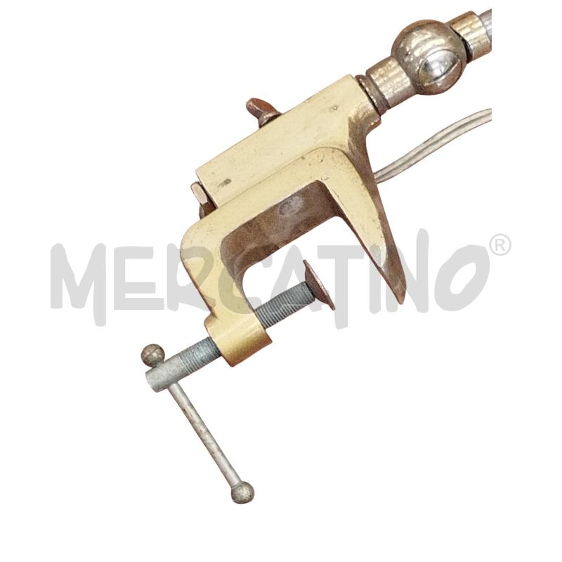 LAMPADA DA TAVOLO C/BASE PINZA REGOLABILE STILE DESIGN | Mercatino dell'Usato Moncalieri bengasi 5