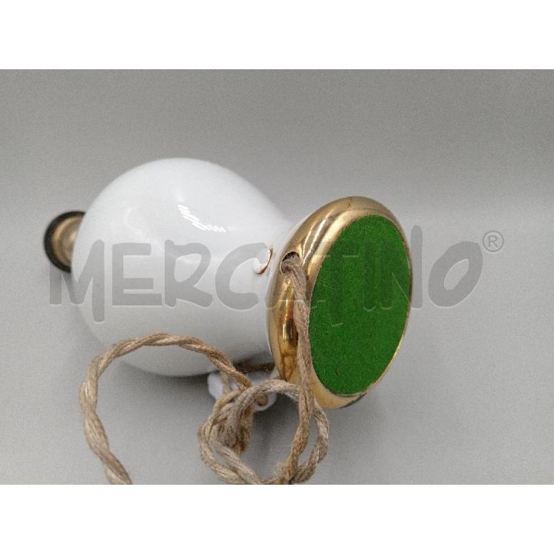 LAMPADA DA TAVOLO CERAMICA BIANCA | Mercatino dell'Usato Moncalieri bengasi 4