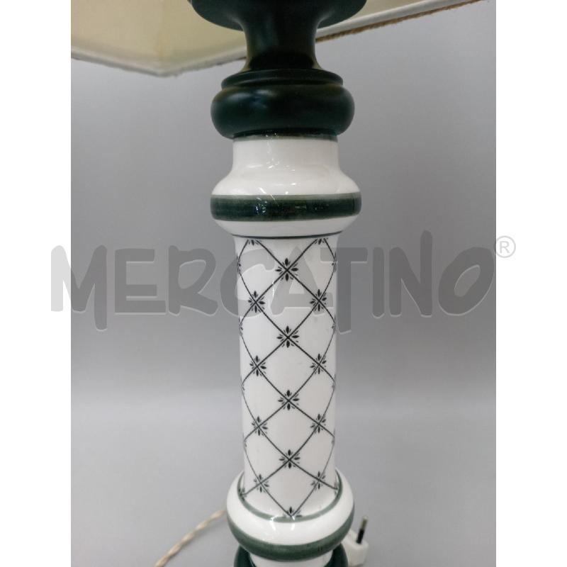 LAMPADA DA TAVOLO CERAMICA LEGNO | Mercatino dell'Usato Moncalieri bengasi 2