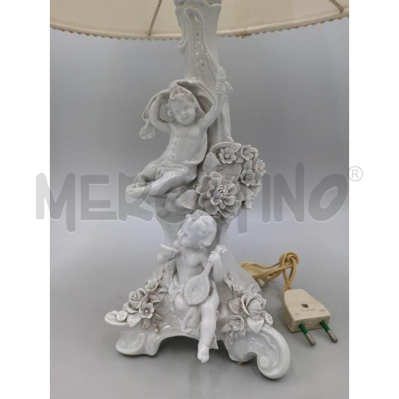 LAMPADA DA TAVOLO CERAMICA PUTTI CAPODIMONTE | Mercatino dell'Usato Moncalieri bengasi 2