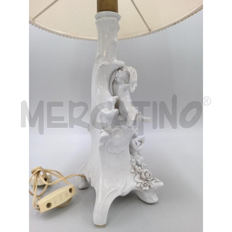 LAMPADA DA TAVOLO CERAMICA PUTTI CAPODIMONTE | Mercatino dell'Usato Moncalieri bengasi 4
