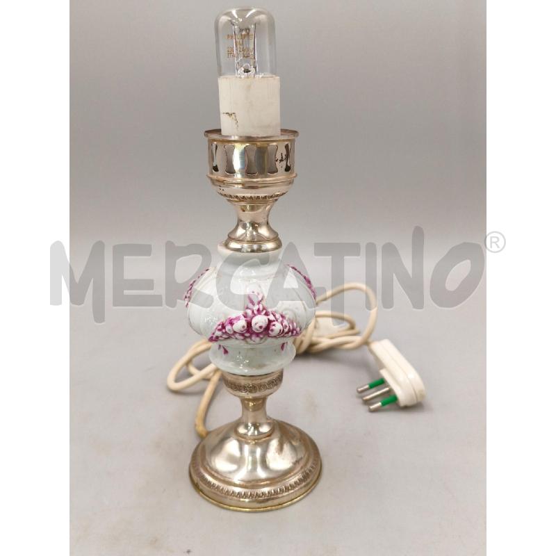 LAMPADA DA TAVOLO CERAMICA SILVER | Mercatino dell'Usato Moncalieri bengasi 1