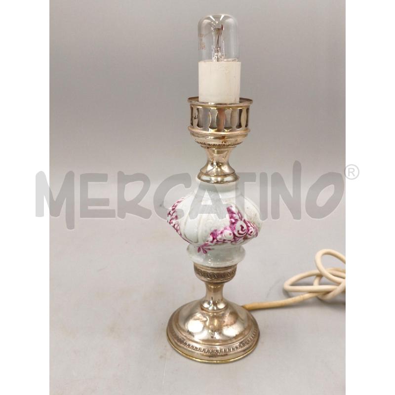 LAMPADA DA TAVOLO CERAMICA SILVER | Mercatino dell'Usato Moncalieri bengasi 3
