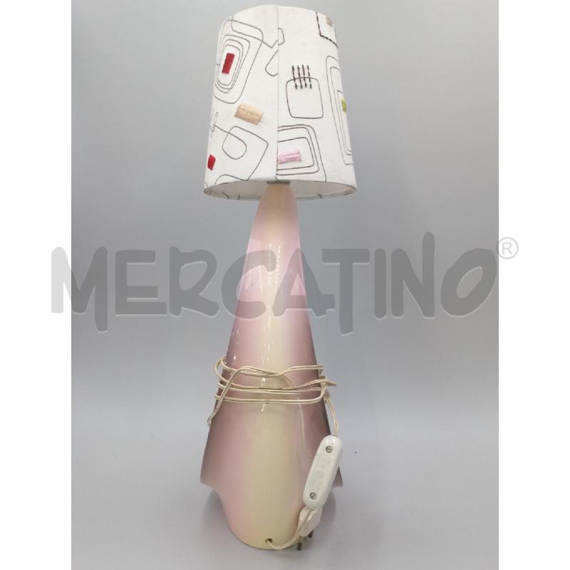 LAMPADA DA TAVOLO CERAMICA VIBI TORINO FUNZIONANTE C/ALCUNE SBECCATURE  | Mercatino dell'Usato Moncalieri bengasi 3