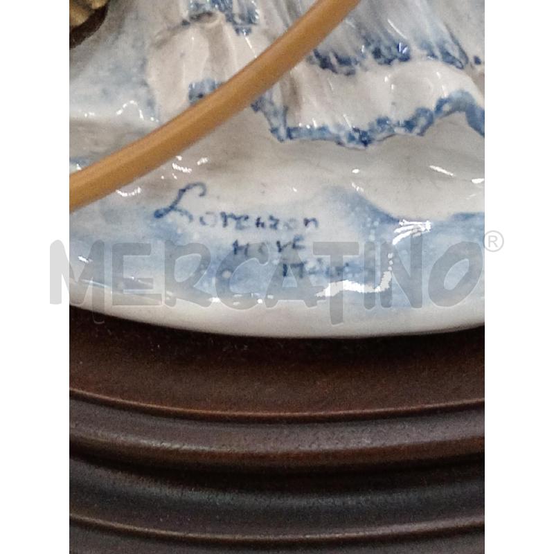 LAMPADA DA TAVOLO DONNA CERAMICA NOVE | Mercatino dell'Usato Moncalieri bengasi 5