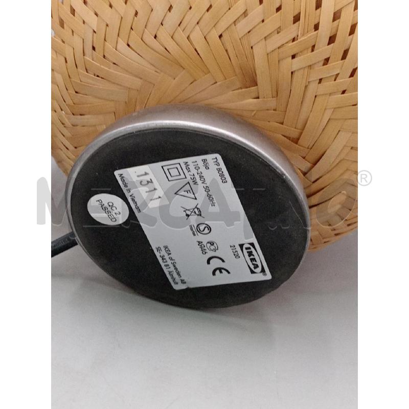 LAMPADA DA TAVOLO IKEA VIMINI  | Mercatino dell'Usato Moncalieri bengasi 5