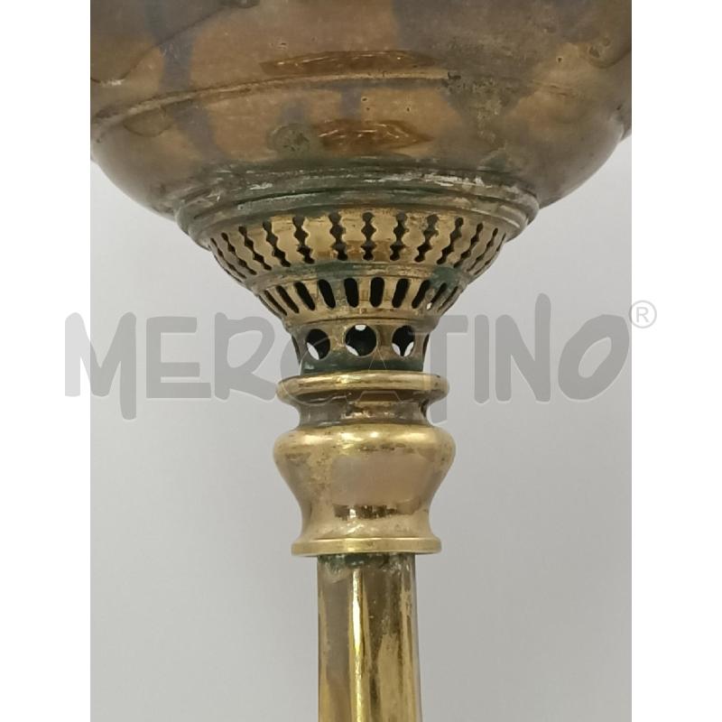 LAMPADA DA TAVOLO METALLO DORATO SENZA CANULA SUPERIORE  | Mercatino dell'Usato Moncalieri bengasi 3