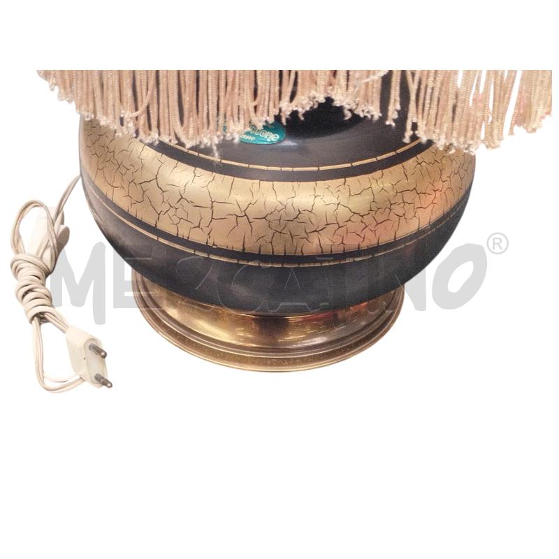LAMPADA DA TAVOLO OTONE NERO DORATO | Mercatino dell'Usato Moncalieri bengasi 3