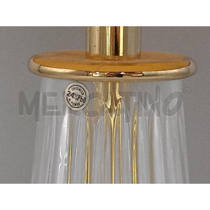 LAMPADA DA TAVOLO VETRO BASE NERO | Mercatino dell'Usato Moncalieri bengasi 3