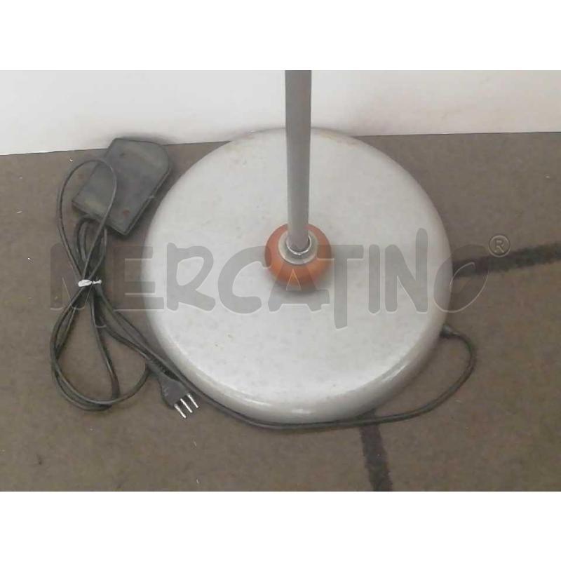 LAMPADA PIANTANA CILIEGIO DISCO VETRO SATINATO | Mercatino dell'Usato Moncalieri bengasi 2