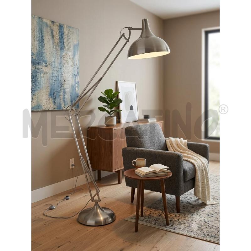 LAMPADA PIANTANA CROMATO SILVER | Mercatino dell'Usato Moncalieri bengasi 1