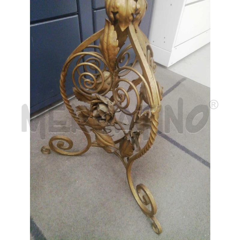 LAMPADA PIANTANA FERRO DORATO | Mercatino dell'Usato Moncalieri bengasi 3