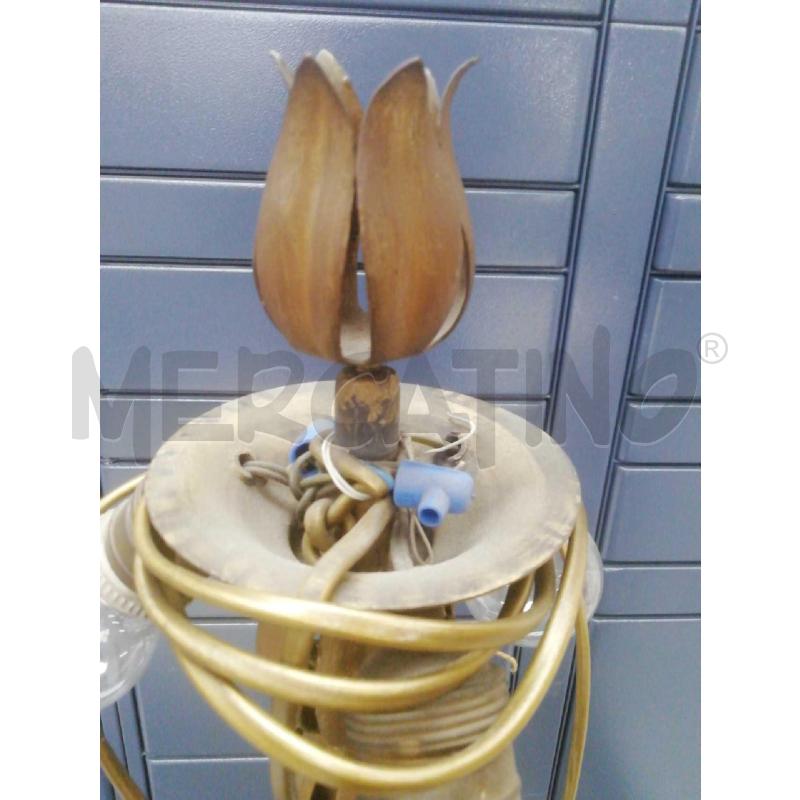 LAMPADA PIANTANA FERRO DORATO | Mercatino dell'Usato Moncalieri bengasi 5