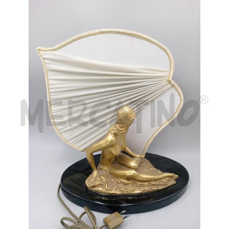 LAMPADA STATUA FANCIOLLA RESINA H. 40 | Mercatino dell'Usato Moncalieri bengasi 1