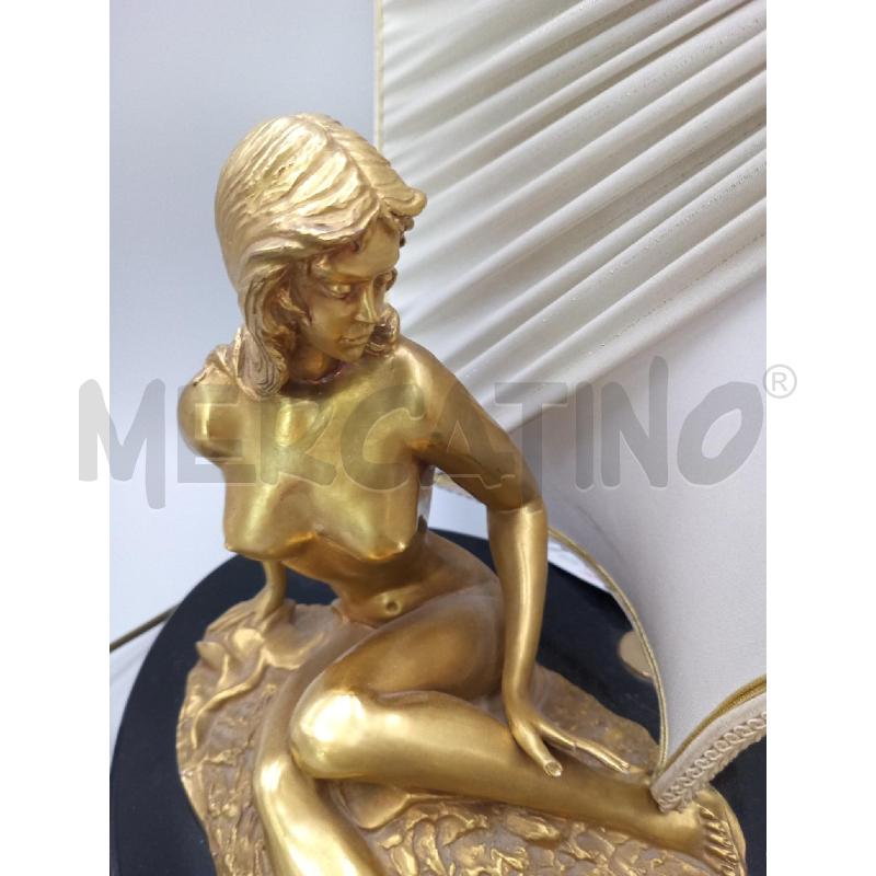 LAMPADA STATUA FANCIOLLA RESINA H. 40 | Mercatino dell'Usato Moncalieri bengasi 2