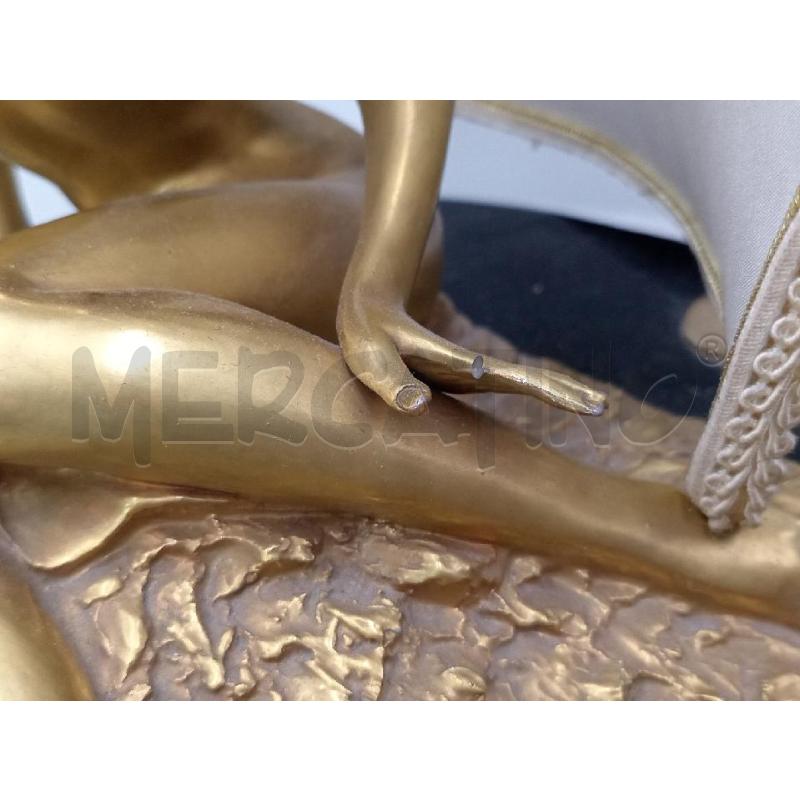 LAMPADA STATUA FANCIOLLA RESINA H. 40 | Mercatino dell'Usato Moncalieri bengasi 3