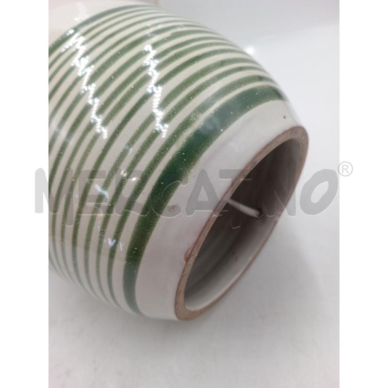 LAMPADA TAVOLO CERAMICA RIGHE H. 56 | Mercatino dell'Usato Moncalieri bengasi 3