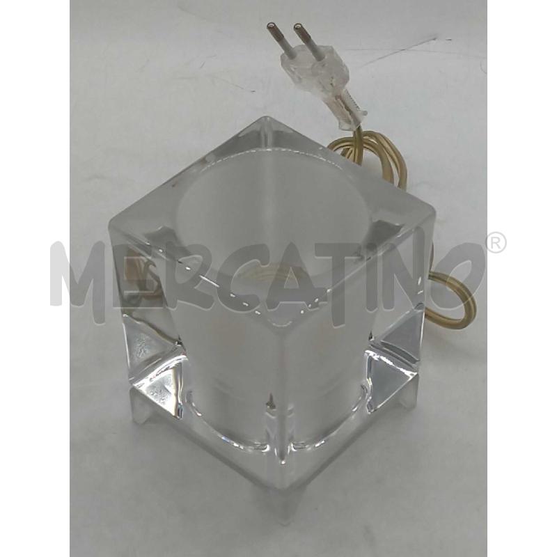 LAMPADE PZ.2 COPPIA DESIGN FABBIAN ROBERTO PAMIO CUBI VETRO  | Mercatino dell'Usato Moncalieri bengasi 3