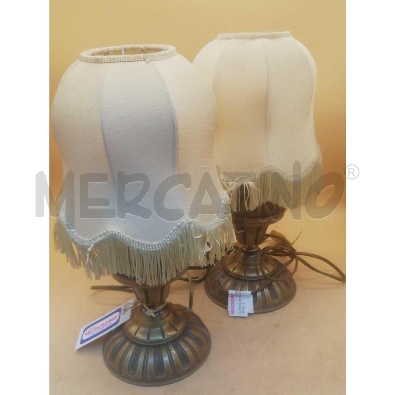LAMPADE TAVOLO METALLO PZ. 2 | Mercatino dell'Usato Moncalieri bengasi 1