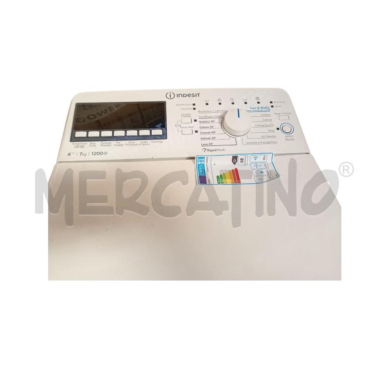 LAVATRICE INDESIT 7KG 1200GIRI A+++ CARICA DALL'ALTO | Mercatino dell'Usato Moncalieri bengasi 3