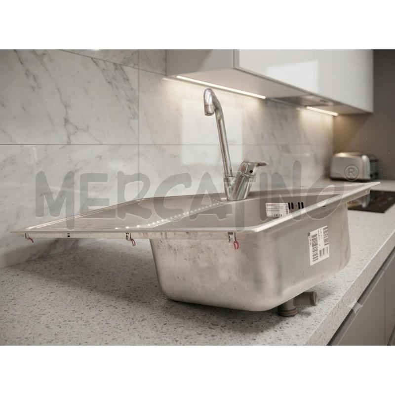 LAVELLO ACCIAIO 1 VASCA FRANKE C/MISCELATORE | Mercatino dell'Usato Moncalieri bengasi 1