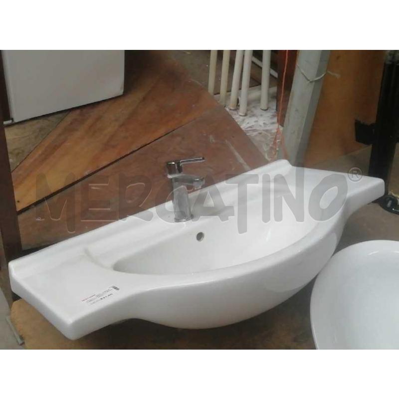 LAVELLO CERAMICA BAGNO BIANCO SENZA COLONNA | Mercatino dell'Usato Moncalieri bengasi 1