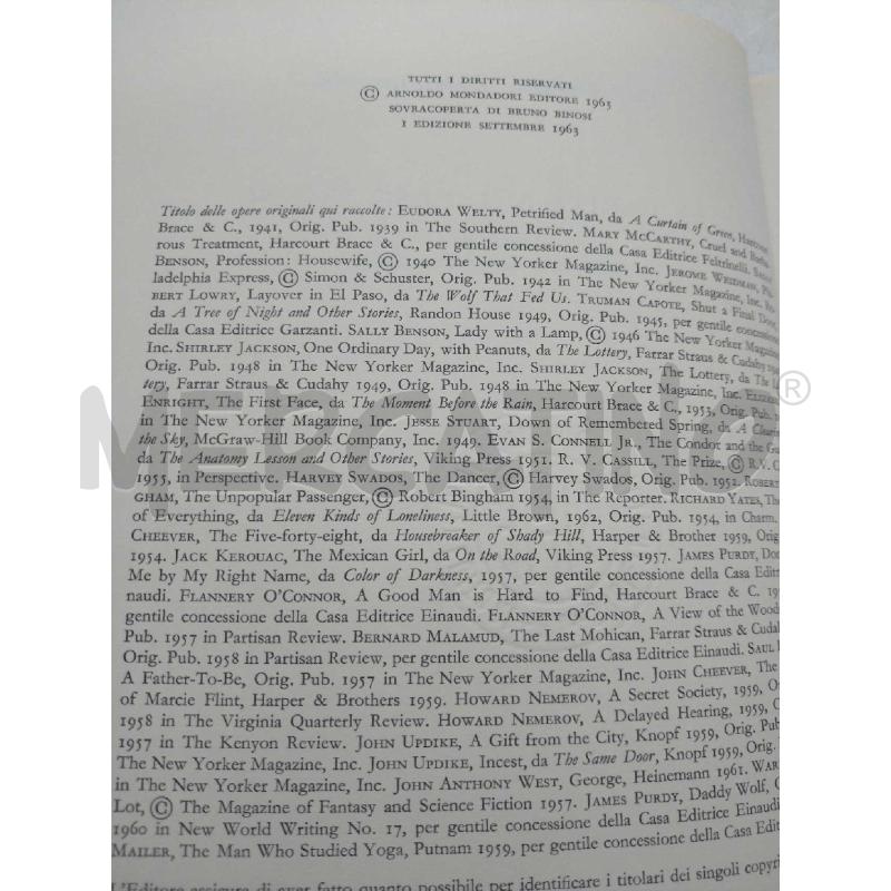 LA VERITA' SUL CASO SMITH ANTOLOGIA DELLA NUOVA NARRATIVA AMERICANA MONDADORI 1963 | Mercatino dell'Usato Moncalieri bengasi 3