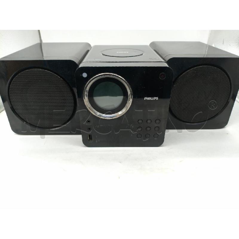 LETTORE CD USB MICRO SYSTEM PHILIPS MCM103 SENZA TELECOMANDO | Mercatino dell'Usato Moncalieri bengasi 2