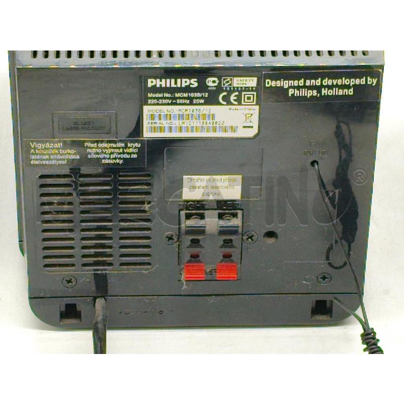 LETTORE CD USB MICRO SYSTEM PHILIPS MCM103 SENZA TELECOMANDO | Mercatino dell'Usato Moncalieri bengasi 5