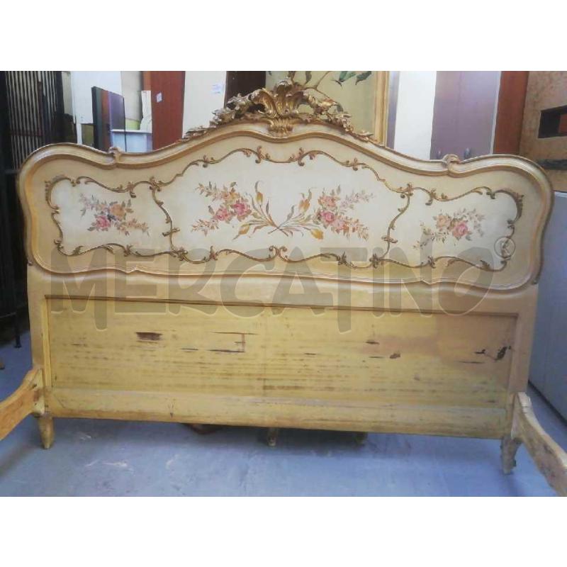 LETTO MATRIMONIALE VENEZIANO DIPINTO A MANO | Mercatino dell'Usato Moncalieri bengasi 4