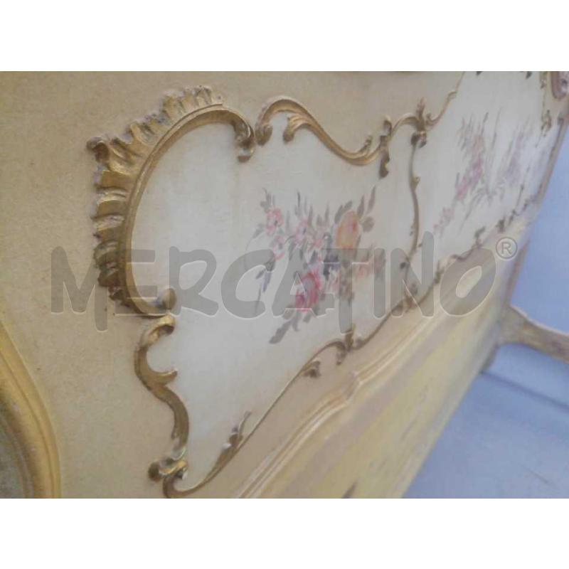 LETTO MATRIMONIALE VENEZIANO DIPINTO A MANO | Mercatino dell'Usato Moncalieri bengasi 5