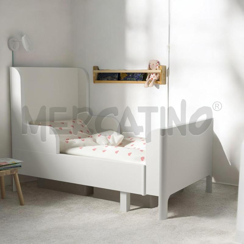 LETTO SINGOLO BUSUNGE ALLUNGABILE, BIANCO, 80X200 CM | Mercatino dell'Usato Moncalieri bengasi 3
