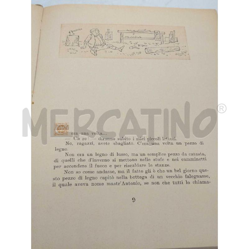LE AVVENTURE DI PINOCCHIO EDITRICE CAPITOL BOLOGNA 1965 | Mercatino dell'Usato Moncalieri bengasi 2