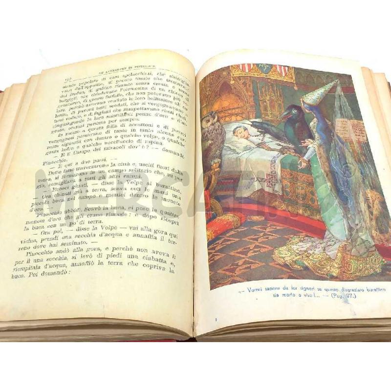 LE AVVENTURE DI PINOCCHIO SALANI EDITORE FIRENZE 1941 XIX CON TAVOLE B/N COLORI | Mercatino dell'Usato Moncalieri bengasi 4