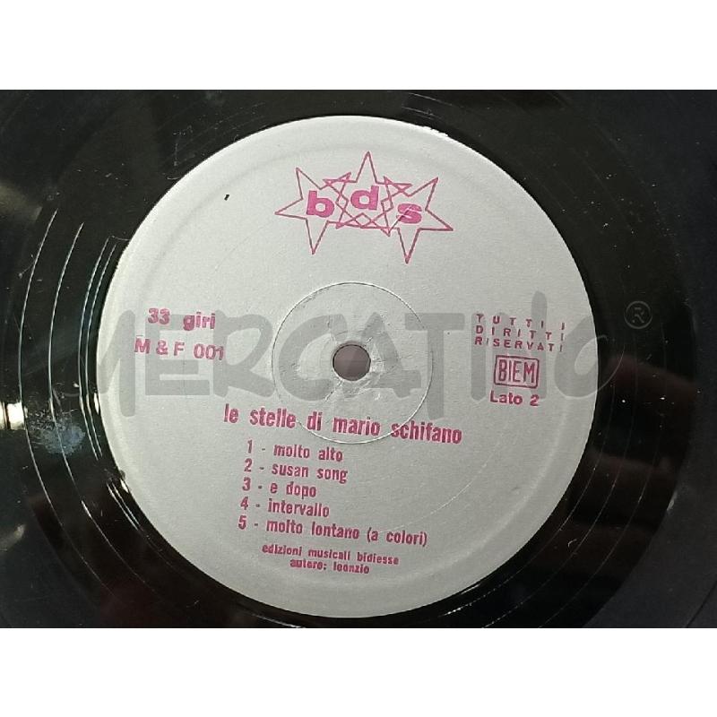 LE STELLE DI MARIO SCHIFANO DEDICATO A... VINILE CHE PRESENTEA ALCUNE RIGHE VINILE  NERO M&F 001  | Mercatino dell'Usato Moncalieri bengasi 2