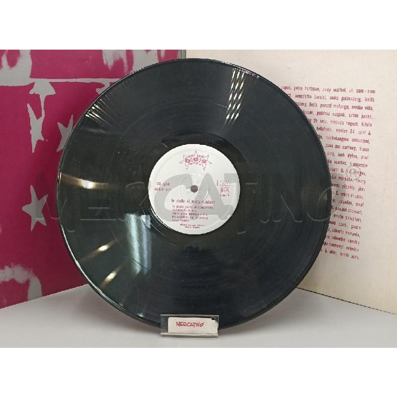 LE STELLE DI MARIO SCHIFANO DEDICATO A... VINILE CHE PRESENTEA ALCUNE RIGHE VINILE  NERO M&F 001  | Mercatino dell'Usato Moncalieri bengasi 3