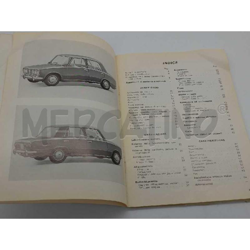 LIBRETTO FIAT 124 SPECIAL USO E MANUTENZIONE 4 EDIZIONE 1969 | Mercatino dell'Usato Moncalieri bengasi 3