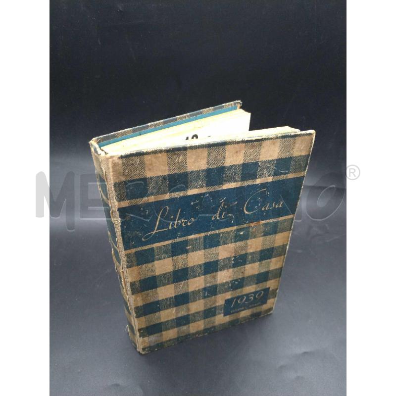 LIBRO DI CASA AGENDA DELLA SIGNORA EDIZIONI DOMUS 1939 | Mercatino dell'Usato Moncalieri bengasi 1