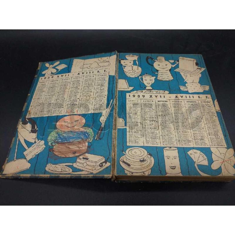 LIBRO DI CASA AGENDA DELLA SIGNORA EDIZIONI DOMUS 1939 | Mercatino dell'Usato Moncalieri bengasi 4