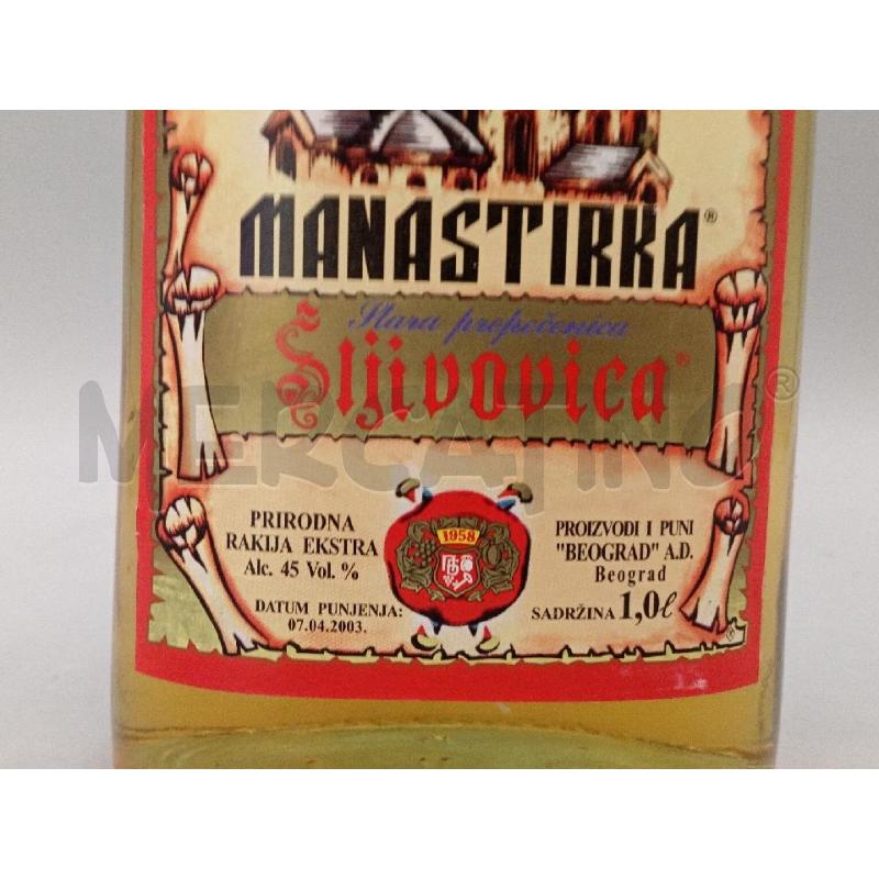 LIQUORE MANASTIRKA BELGRADO  | Mercatino dell'Usato Moncalieri bengasi 2